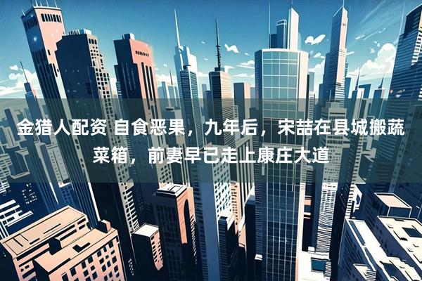 金猎人配资 自食恶果，九年后，宋喆在县城搬蔬菜箱，前妻早已走上康庄大道